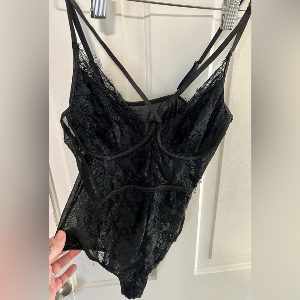 Lace Thong Bodysuit